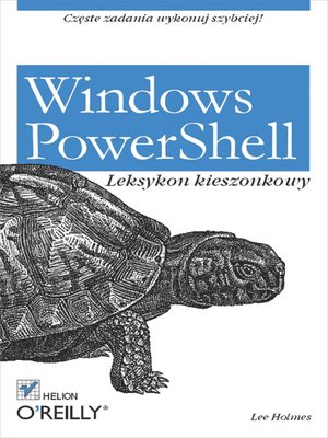 cover image of Windows PowerShell. Leksykon kieszonkowy